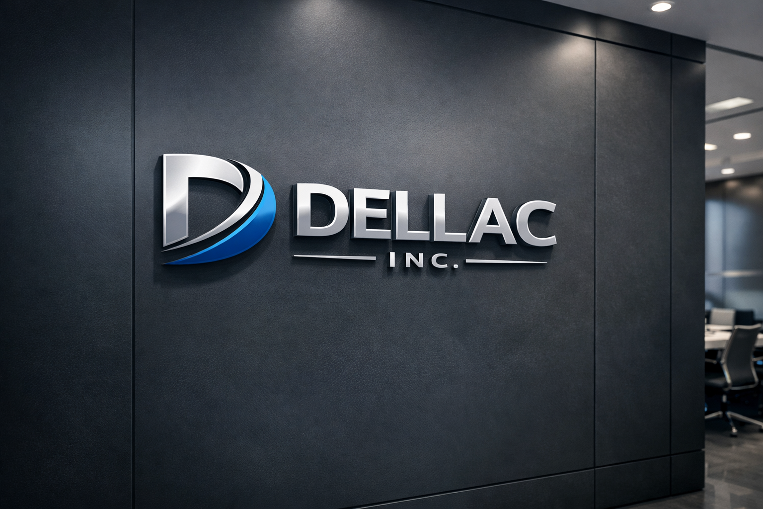 Dellac Inc logo concept