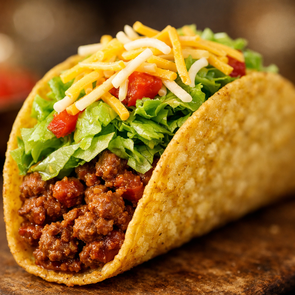 Signature crunchy tacos