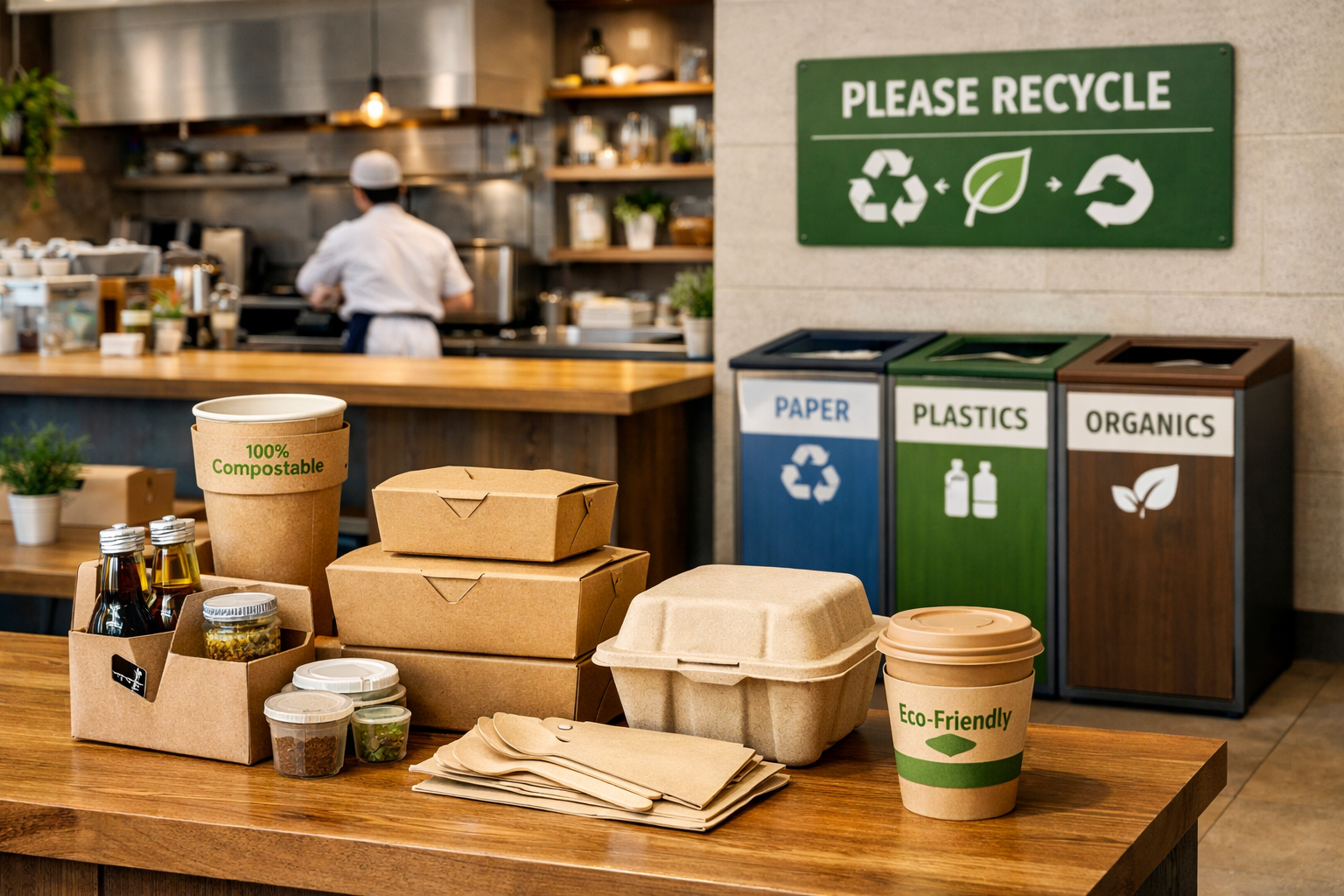 Sustainable packaging and recycling initiatives